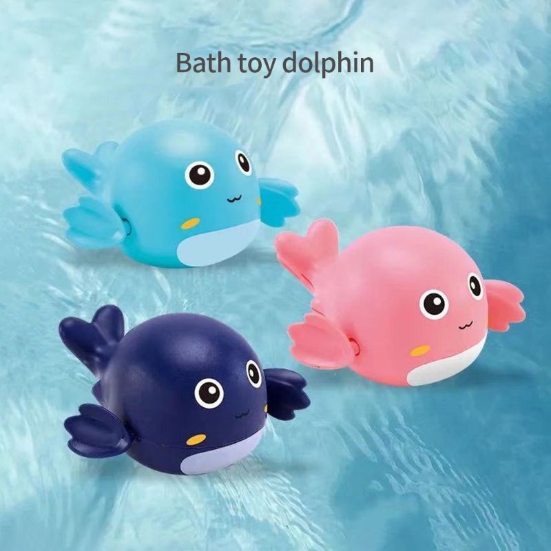 [ML2] Bath toy Dolphin / Mainan Lumba Lumba / Mainan Mandi Anak / Mainan Mandi Bisa Gerak Bayi