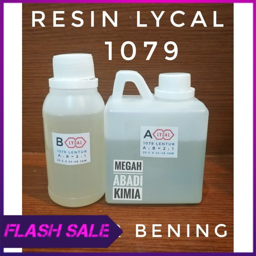 Resin bening Lentur Lycal  562 Gram