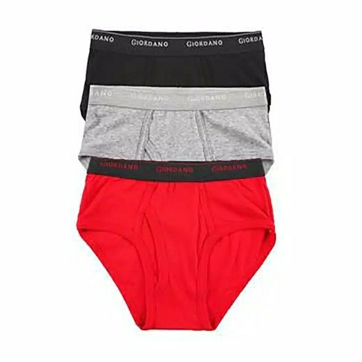 Celana Dalam Pria Giordano 3 Pcs Warna Mix