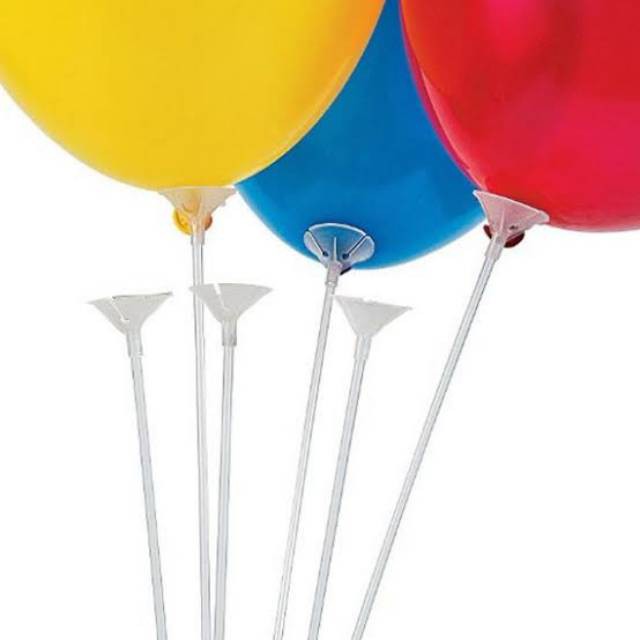 MJS 612 - Stick + Cup balon murah / Stik balon