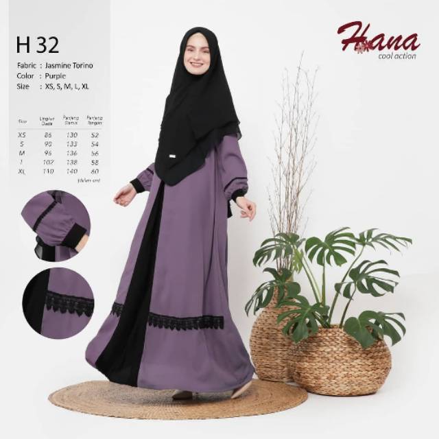 Gamis syari hana 32 ori
