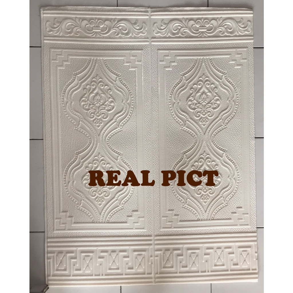 PROMO BELI 30 FREE 1 PCS !! WALLFOAM 3D PANEL 90CM X 70CM WALLPAPER FOAM-6