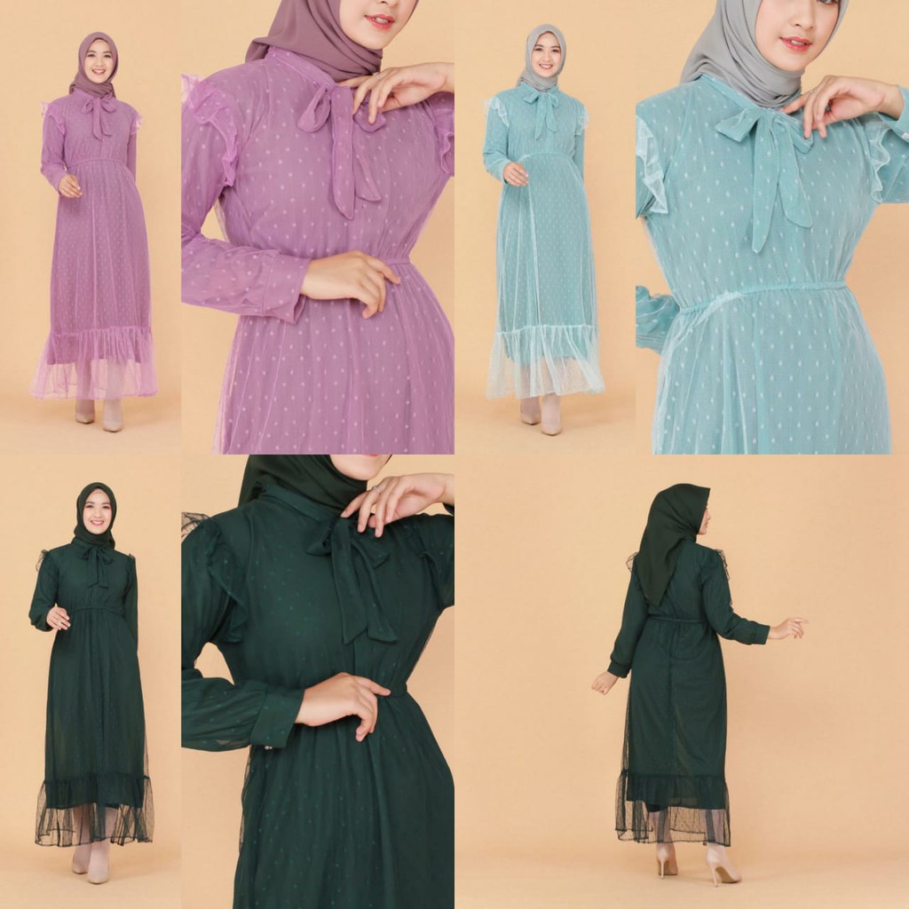 DISKON - DAVINA MAXY - FLOTTILICIOUS / DRES MURAH / GAMIS MURAH / DRES MUSLIM / GROSIR BAJU ONLINE