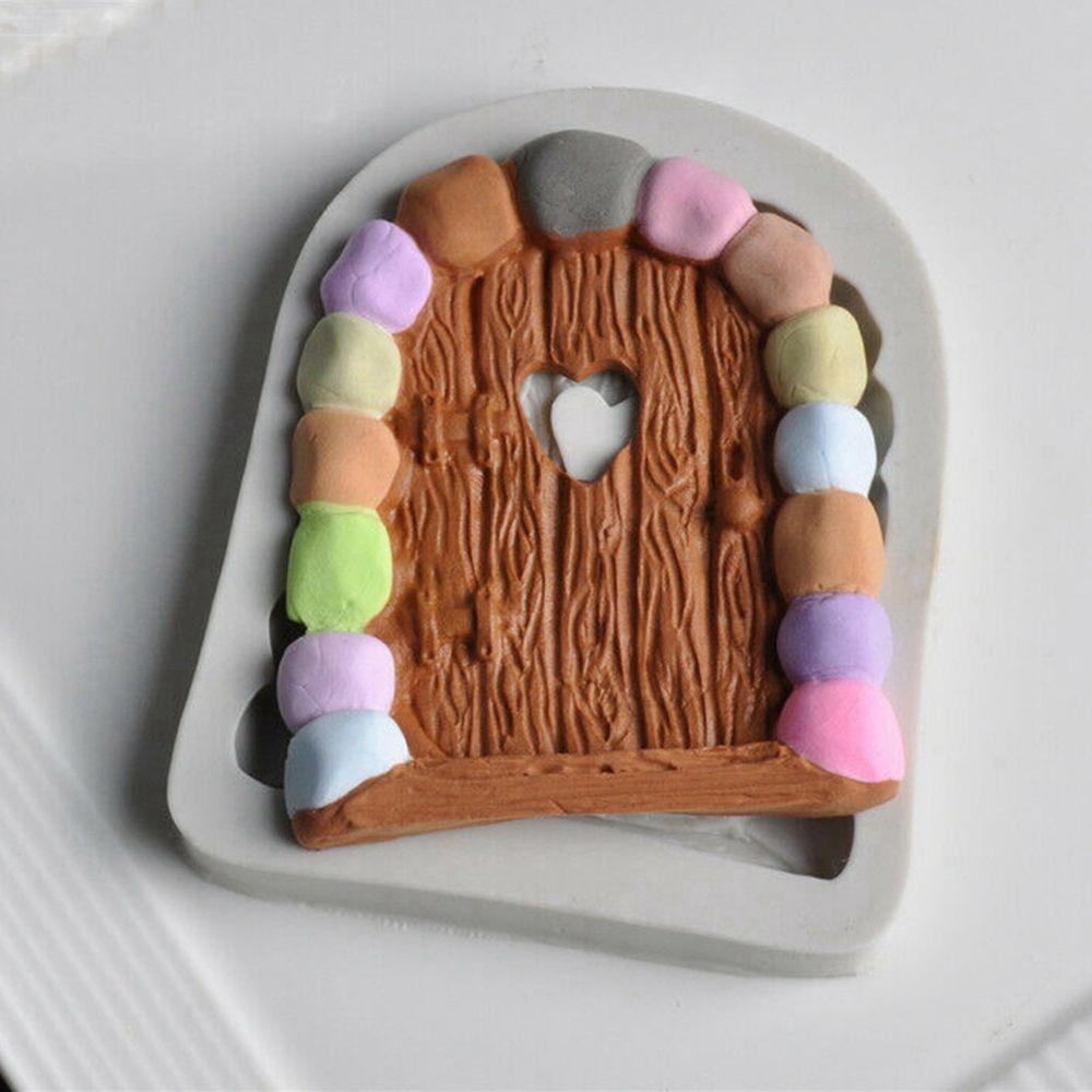[Elegan] Peri Pintu Cetakan Silikon Buatan Tangan Alat Kue Kerajinan Permen Cetakan Untuk Dekorasi Kue Fondant Cetakan