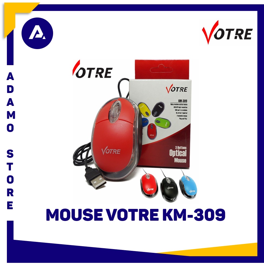 Mouse Votre KM-309 Optical USB Mouse