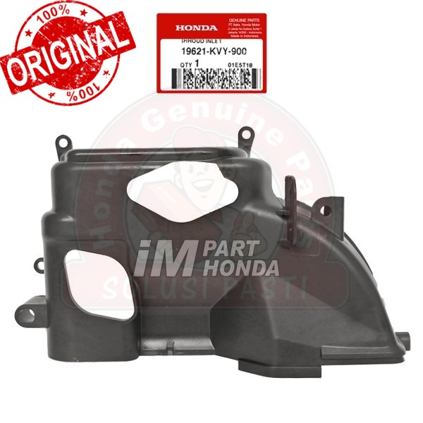 Original !! Shroud in Inlet Tutup Mesin Atas Beat Scoopy Karbu 19621-KVY-900 19621kvy900 Jaminan 100
