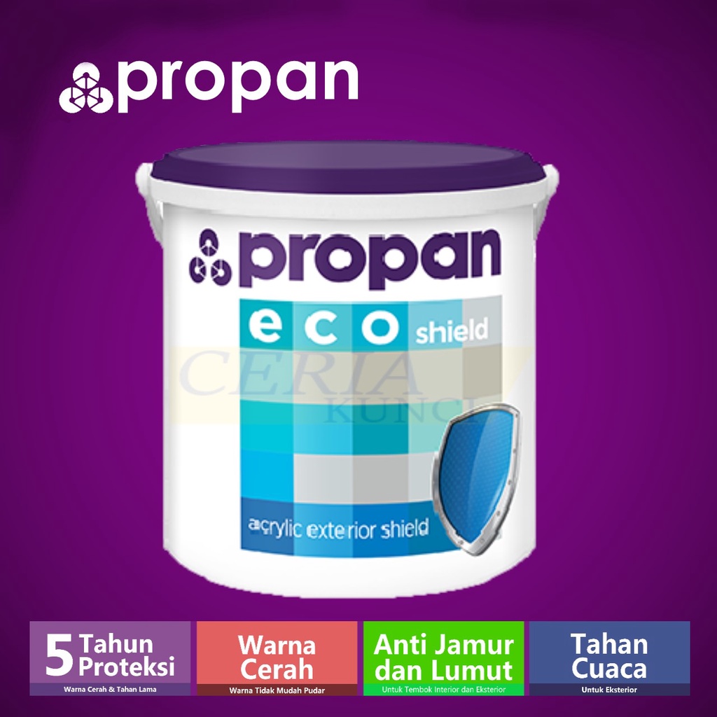 Jual Propan Cat Tembok Luar Dalam Eco Shield Es 600 Pilihan Warna Coklat 5kg Indonesiashopee 9467