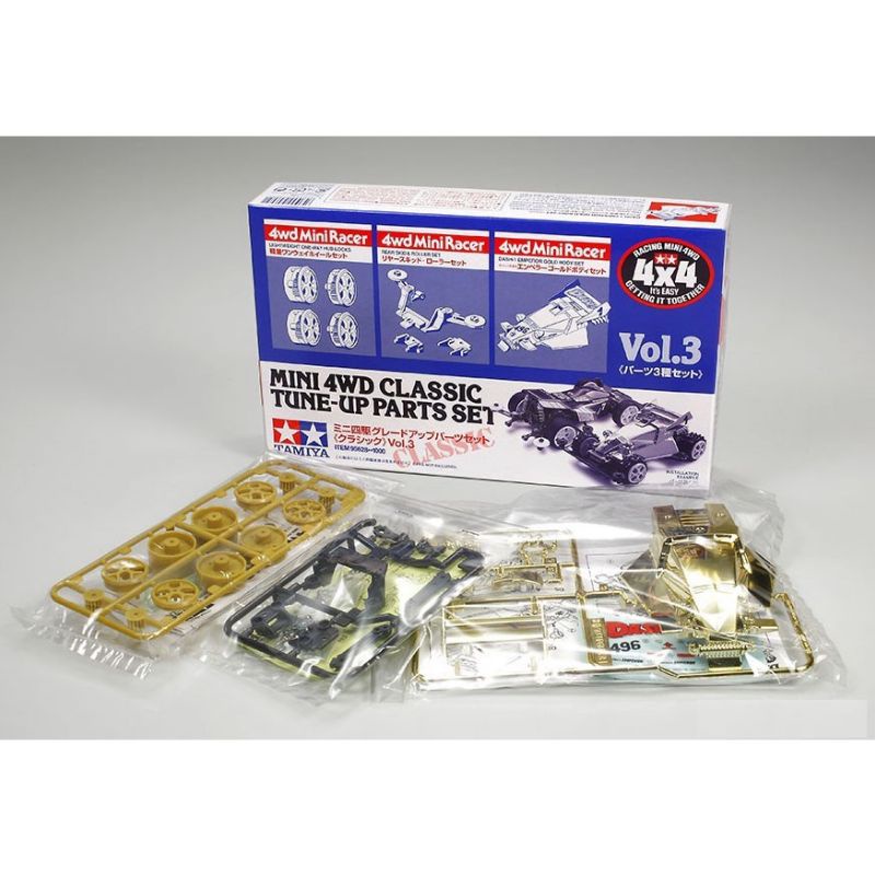 TAMIYA 95628 MINI 4WD CLASSIC TUNE UP PARTS SET VOL 3