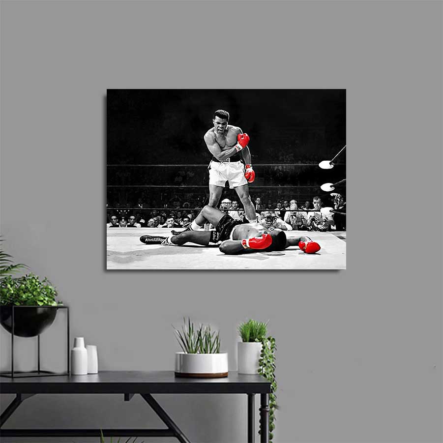 Jual Poster MUHAMMAD ALI BOXING LEGEND Hiasan Dinding Poster Kayu