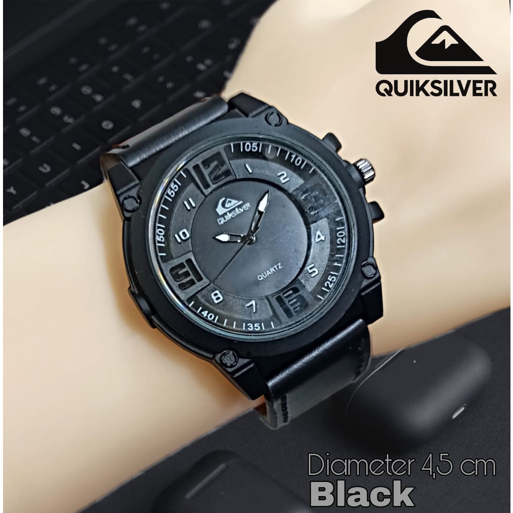 Jam Tangan Pria Murah - Jam Tangan Pria Analog Kulit Q.S + Kotak