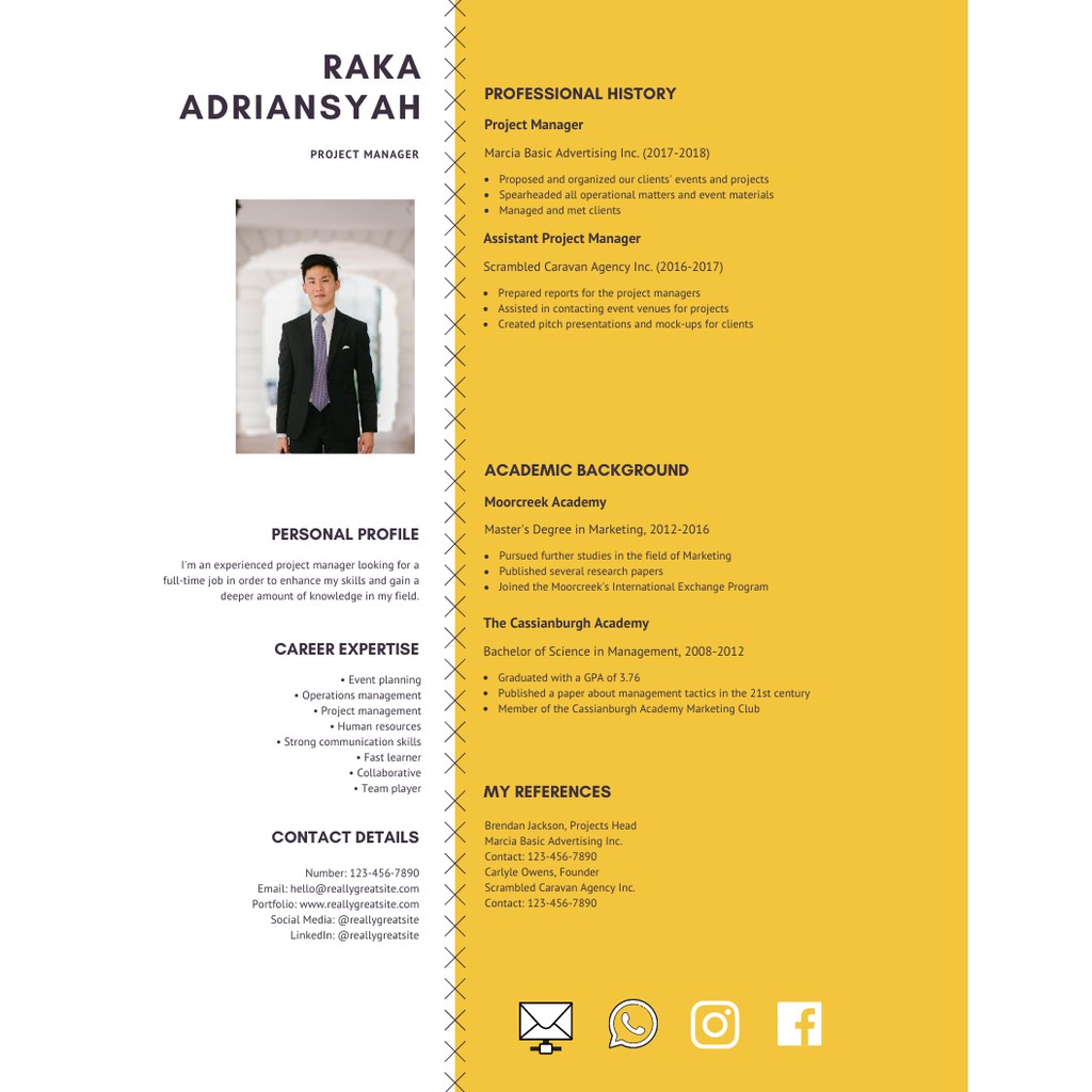 Desain Resume Cv Biodata Diri Lamaran Kerja Shopee Indonesia