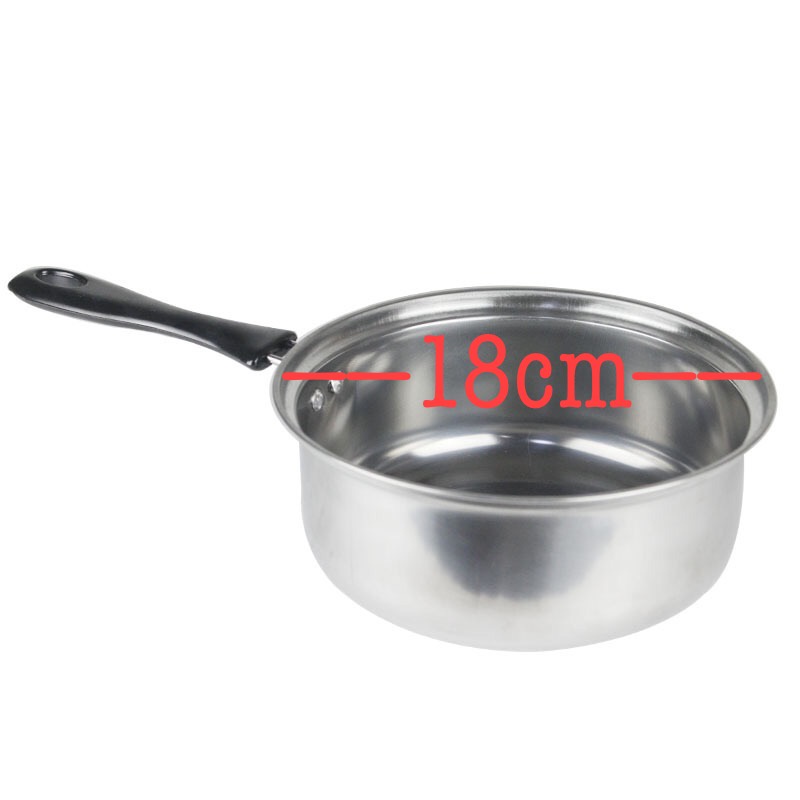 BS392 Panci Susu Milk Pot 18cm Stainless Steel Murah + Tutup Kaca / Panci Masak Mie 18cm