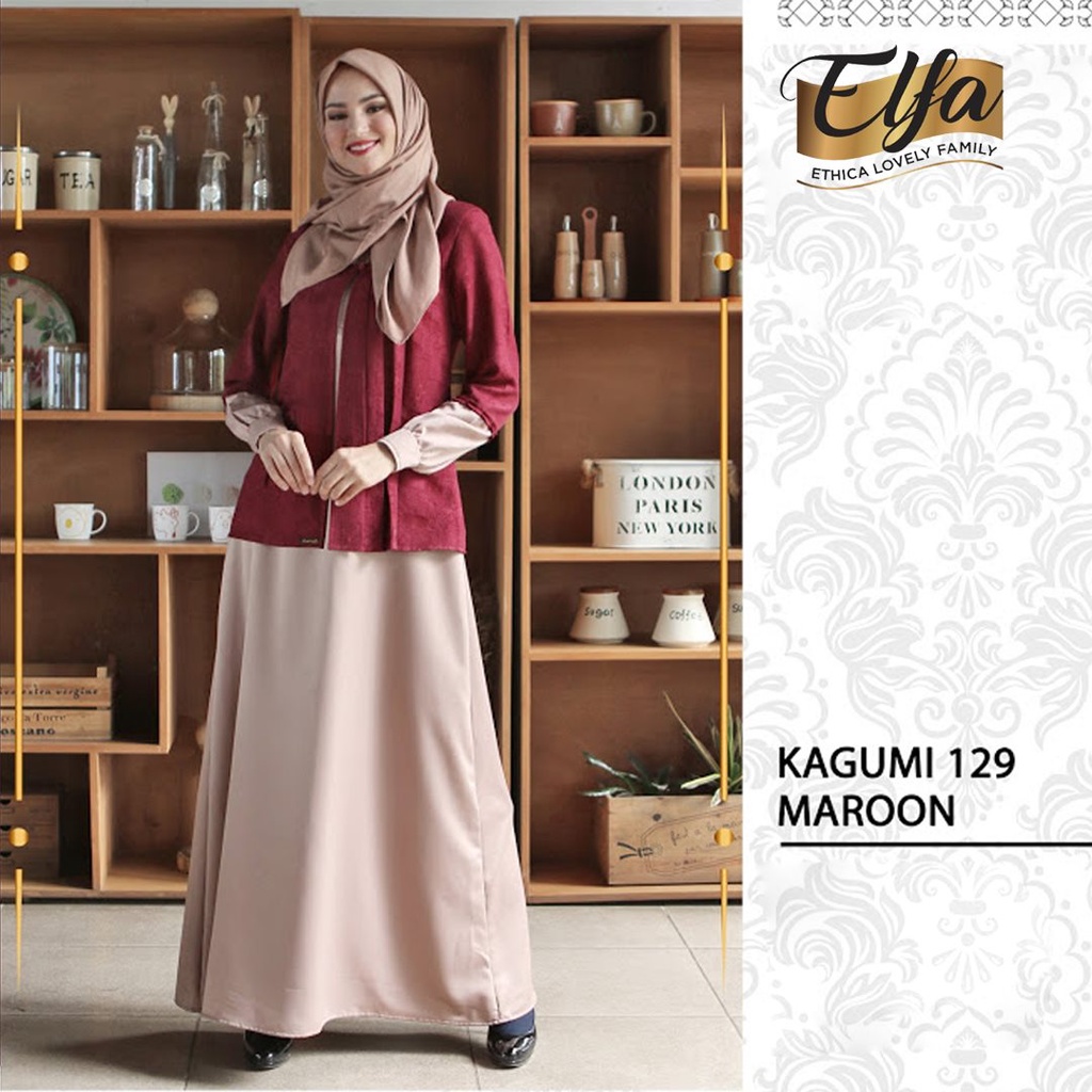 GAMIS TERBARU 2021 ETHICA KAGUMI 129 MAROON