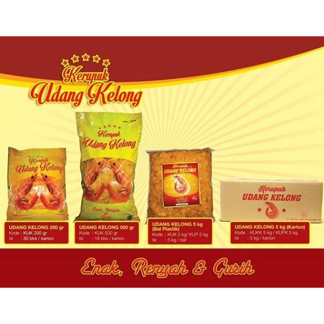 

Kerupuk udang KELONG