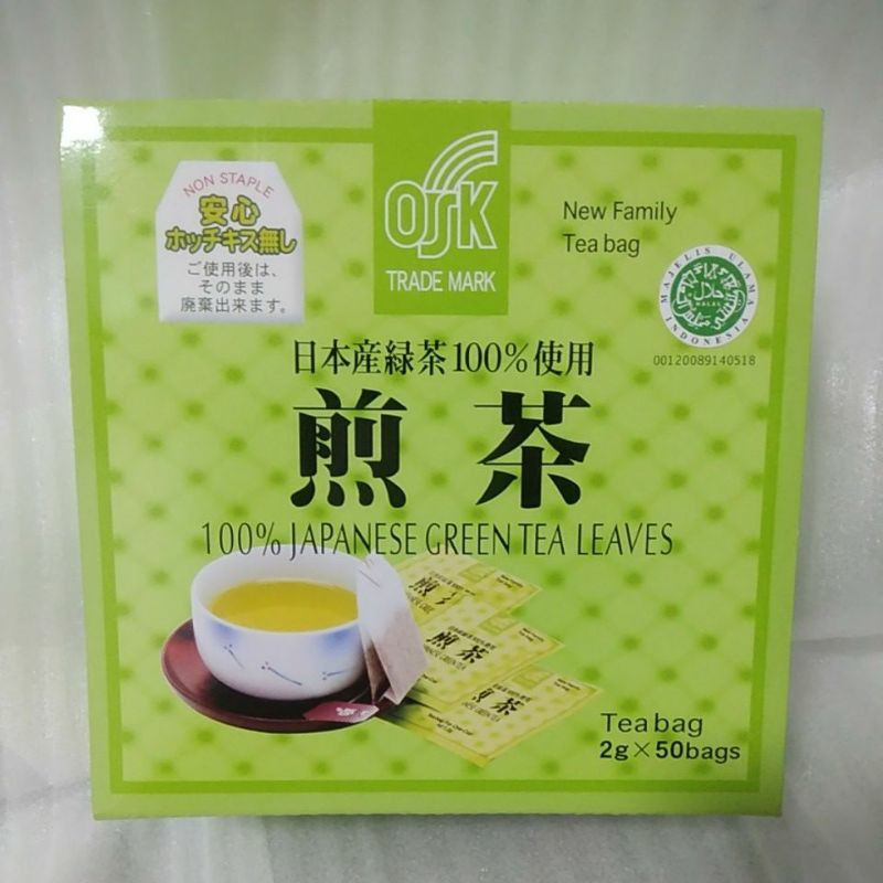 

OSK 100% Japanese Green Tea Leaves 50 Teabags