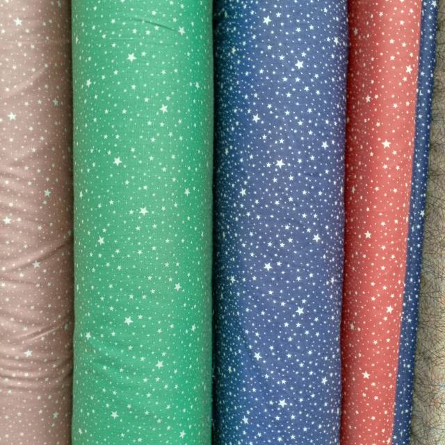 Motif star katun jepang