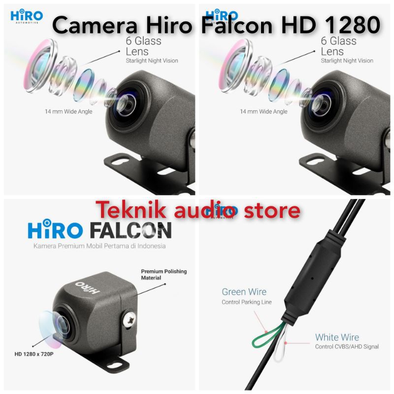 Camera Mundur Hiro Falcon Preminium HD 1280 universal