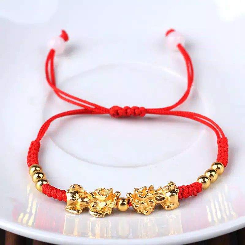 GELANG TALI MERAH SHIO NAGA  murah