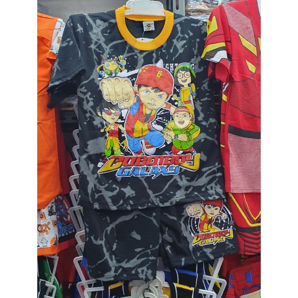 SETELAN BOBOIBOY ANAK BAJU KIDS / KARTUN ANAK