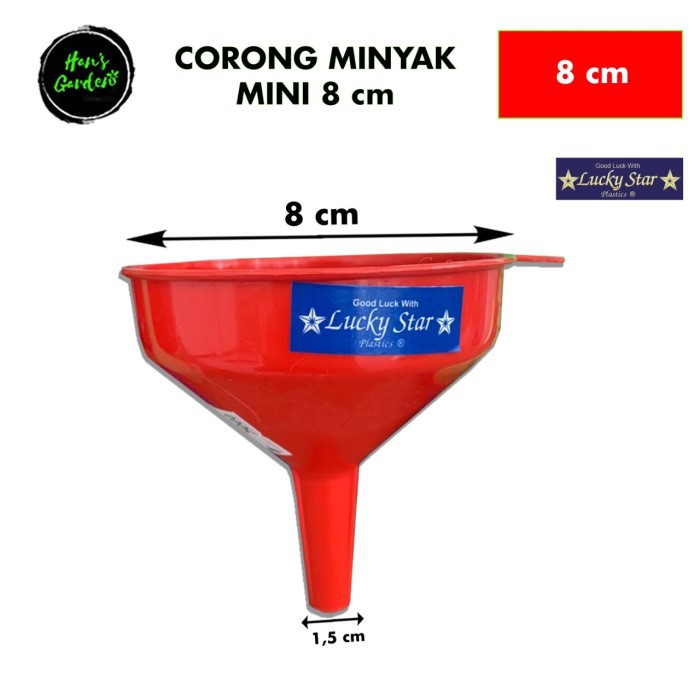 Corong Minyak mini 8 cm original lucky star