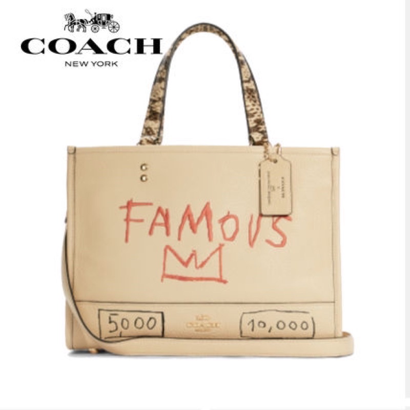 Coach X Jean Michel Basquiat Dempsey Carryall (C5660)