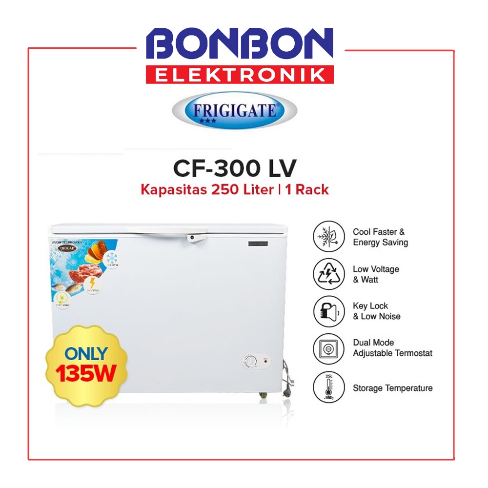 Frigigate Chest Freezer 250L CF-300LV / F 300 LV / F300LV F300