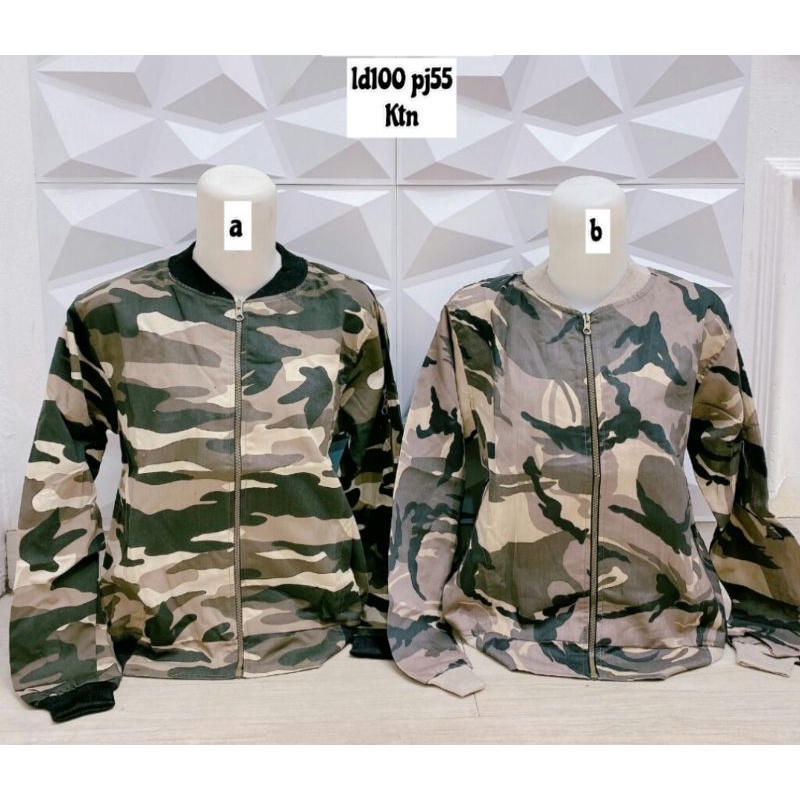 Jaket Motif Loreng Jaket Pria Jaket Wanita Lengan Panjang terbaru