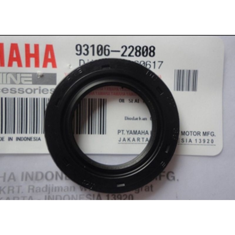 SEAL SIL RODA BELAKANG KANAN VIXION NVA NVL R15 V2 XSR 155 VIXION R XSR 155 ASLI ORI YAMAHA 93106 22808