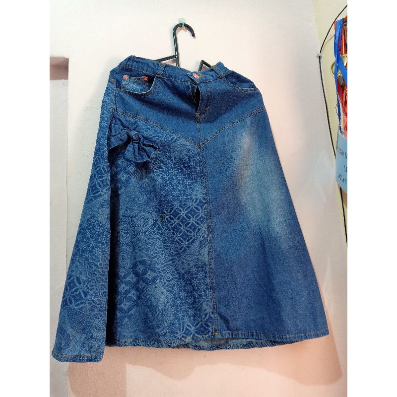 Rok Panjang Anak/Rok Denim Anak/Rok Levis Anak