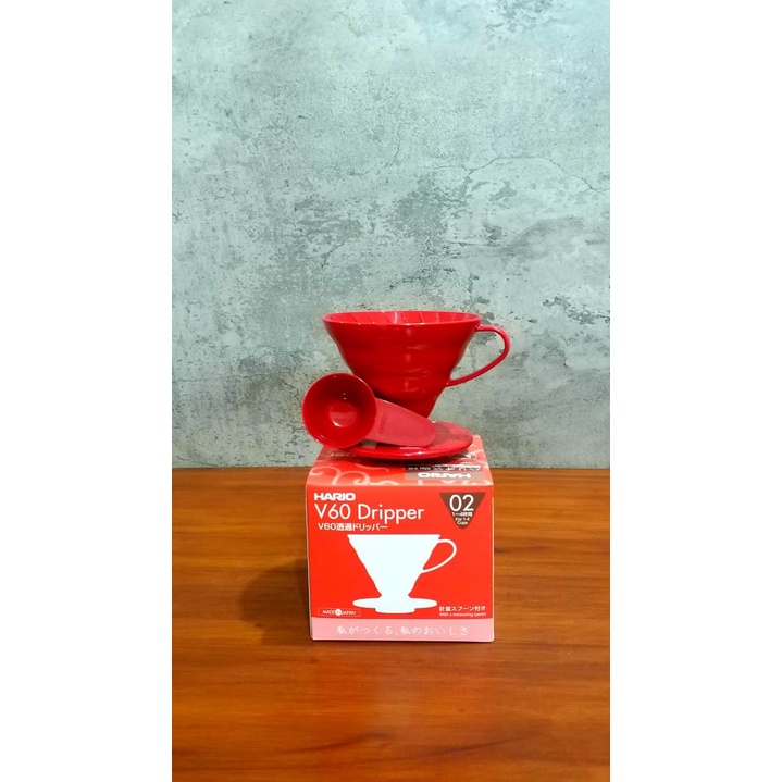 HARIO V60 RED COFFEE DRIPPER
