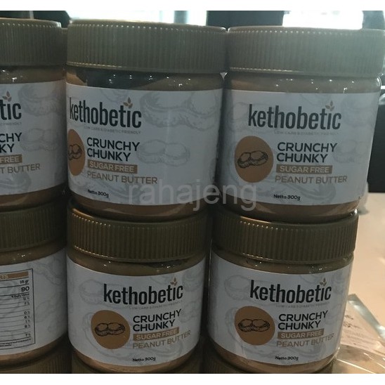 

Ketobetic Crunchy Chunky Peanut Butter Selai Kacang untuk Diet Keto