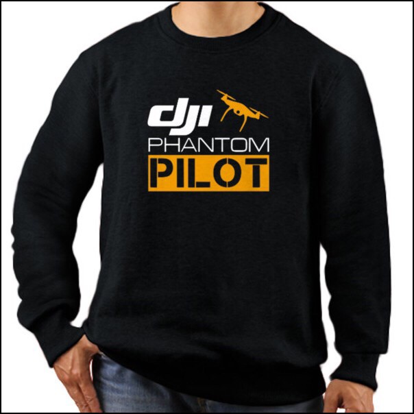 SWETER DJI Hitam - Big Size - Size S M L XL XXL XXXL XXXXL XXXXXL Custom Warna