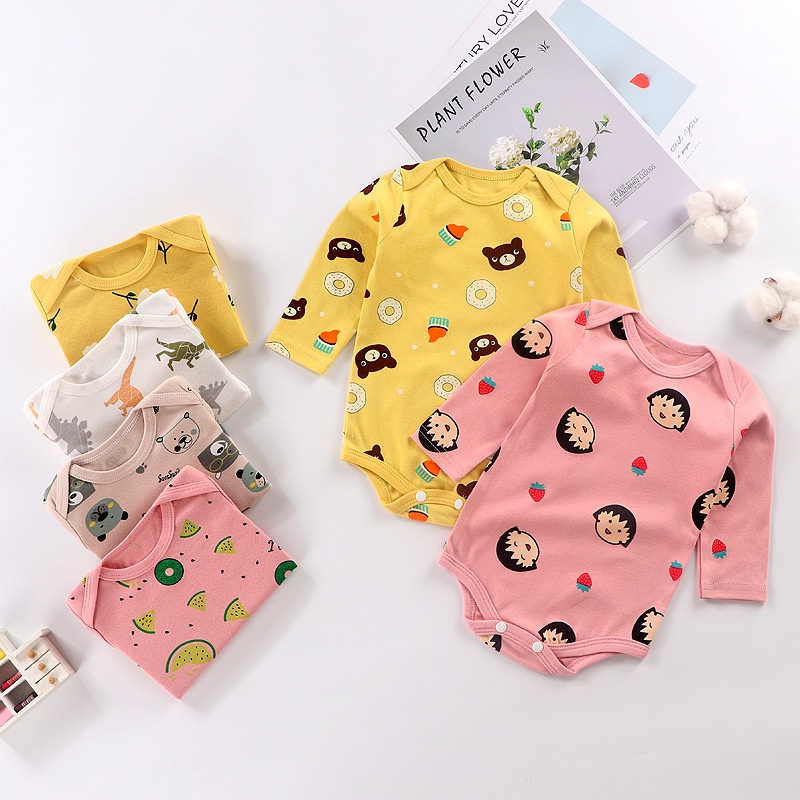 LittleAaron JUMPER ONESY PANJANG baju bayi imut lucu jumper bayi pendek import Part1