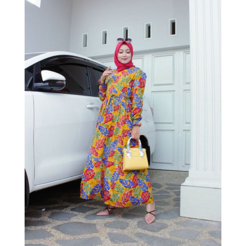 Homedress premium motif janda bolong/gamis janda bolong