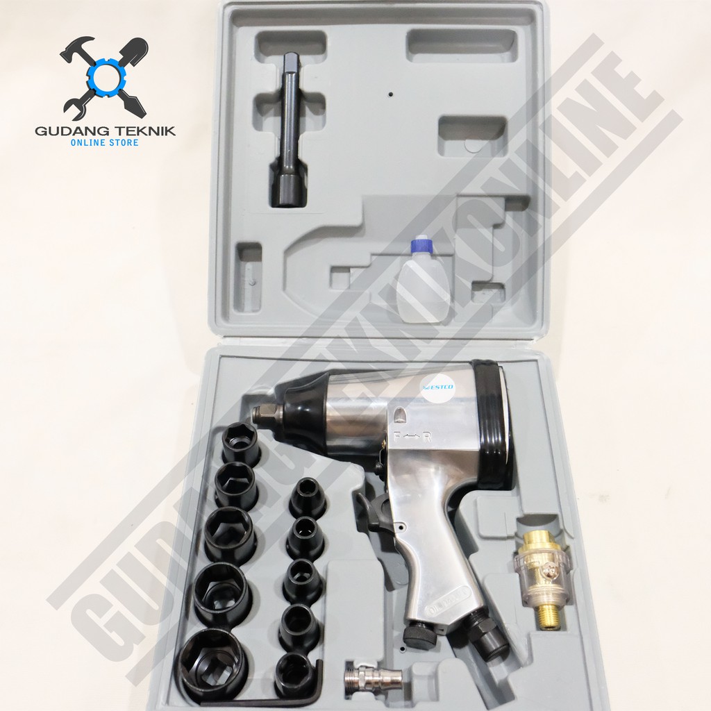 Air Impact Wrench Kit WESTCO 1/2&quot; Alat Buka Baut Angin 1/2 inch