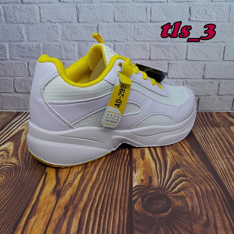 Sepatu Wanita Ando Xellia Ori 37-40 Sepatu Sneakers Wedges Cewek