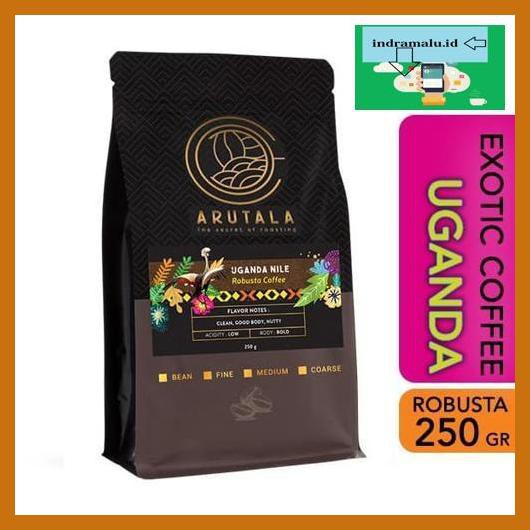 

Tytr7S6- Arutala Kopi Uganda Nile Robusta 250 Gram - Biji Re7Rti8-