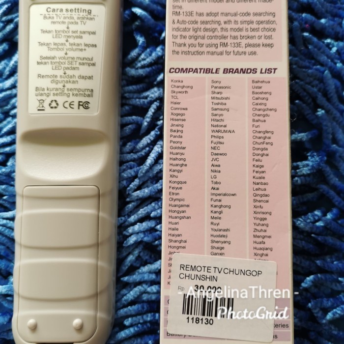 Remote TV Universal - Universal TV remote ChungHop