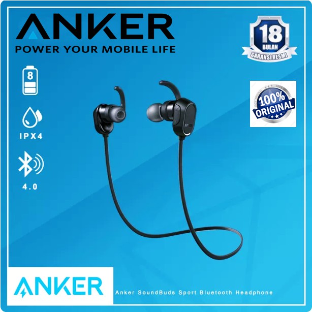 anker soundbuds bluetooth earphone a3233