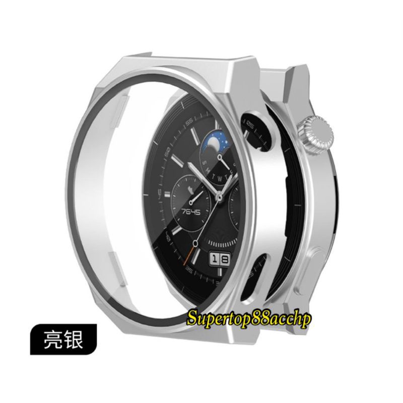 Case Pelindung Layar Tempered Glass / Bumper For Huawei Watch GT 3 Pro 43mm 46mm