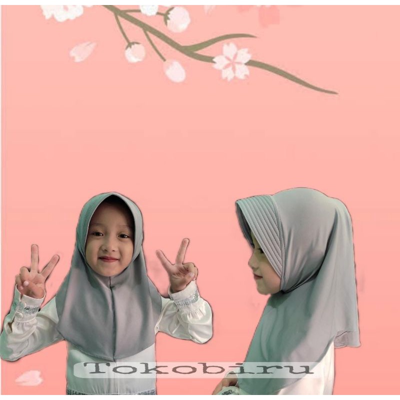 KERUDUNG SPORT ANAK/HIJAB BERGO INSTAN ANAK/JILBAB ANAK/HIJAB SPORT ANAK/KERUDUNG OLAJH RAGA ANAK/HI