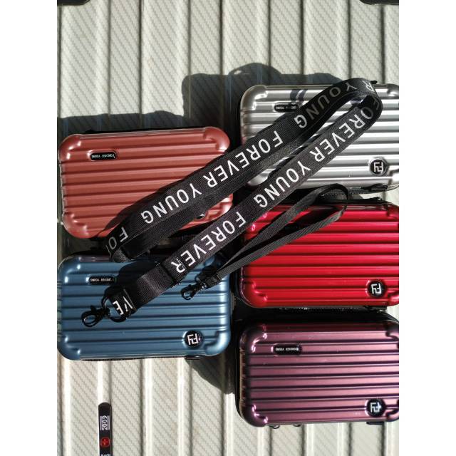 [READY STOCK][MEDAN] TAS MINI KOPER BAG FOREVER YOUNG TAS KOSMETIK / TAS TRAVEL NEW PATTERN