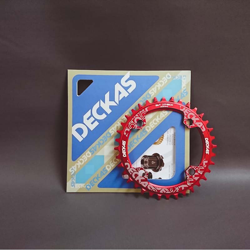 Chainring Deckas Round BCD 104 Narrow Wide 36 T