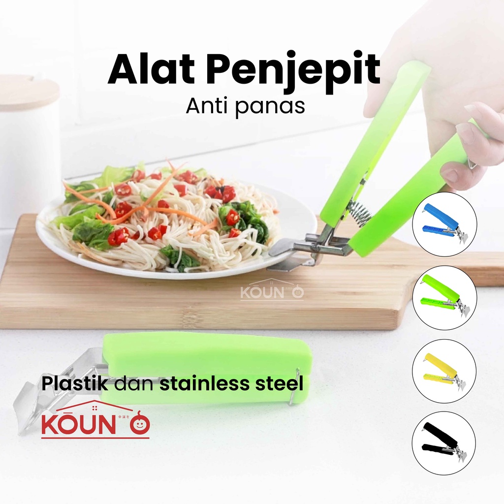 Alat Penjepit Anti Panas Jepit Pegangan Panci Mangkuk Mangkok Piring Peralatan Dapur Anti Hot Clip