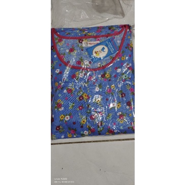 Piyama Cp set celana panjang Katun Motif Bunga Pretty girl-KODE 26A