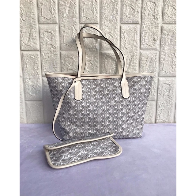 Tote bag ALA GOYARD medium | Tote bag motif cantik | Preloved