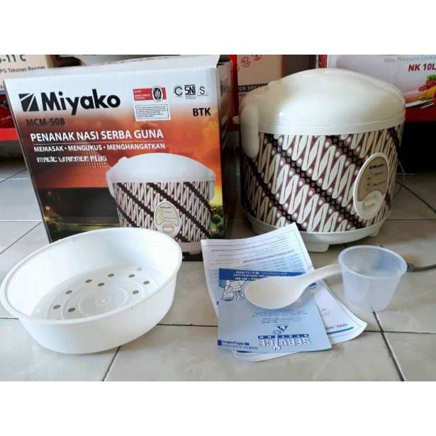 Miyako Magic Warmer Rice Cooker MCM508 Batik
