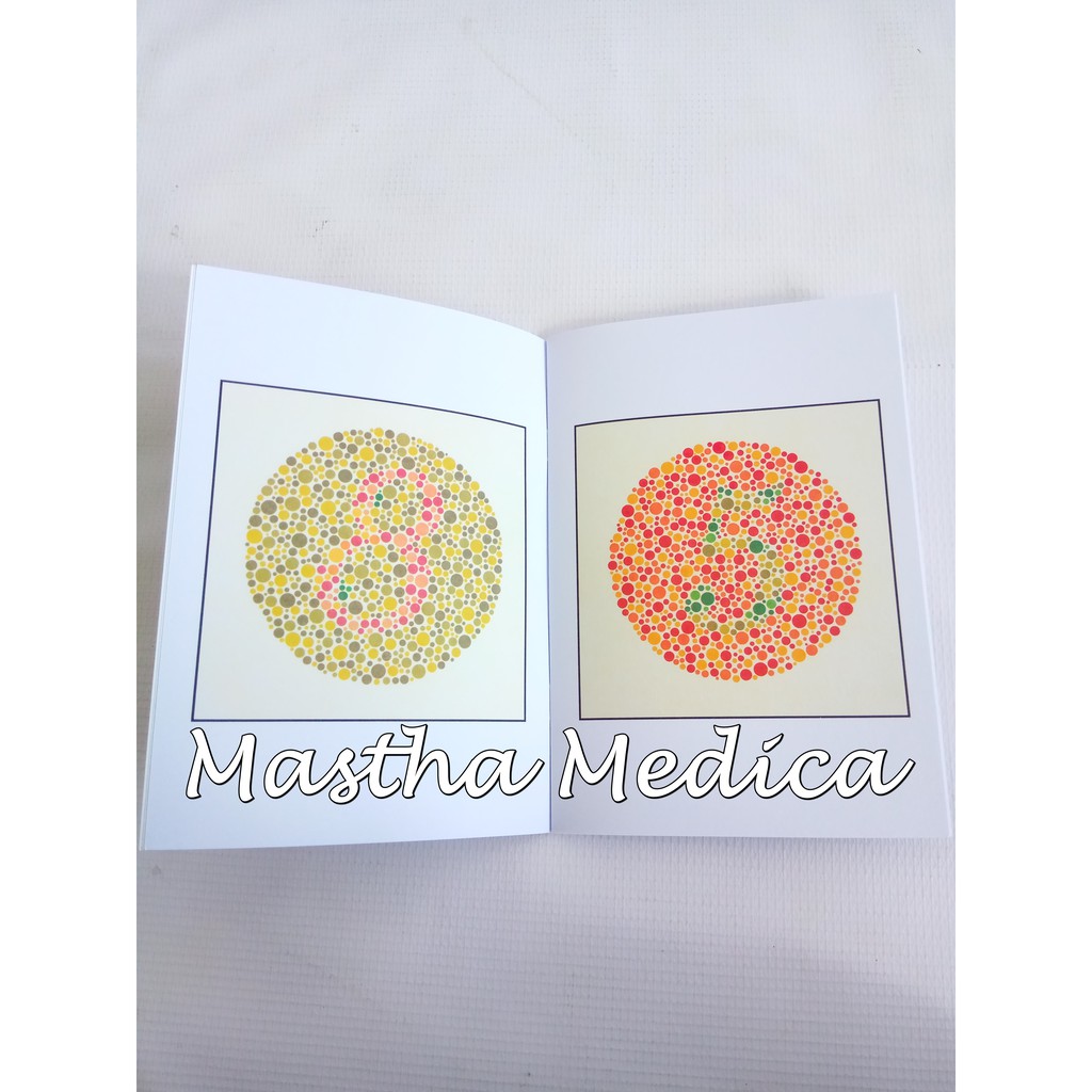 Blind test Buku Cek Color Buku Tes buta warna ishihara