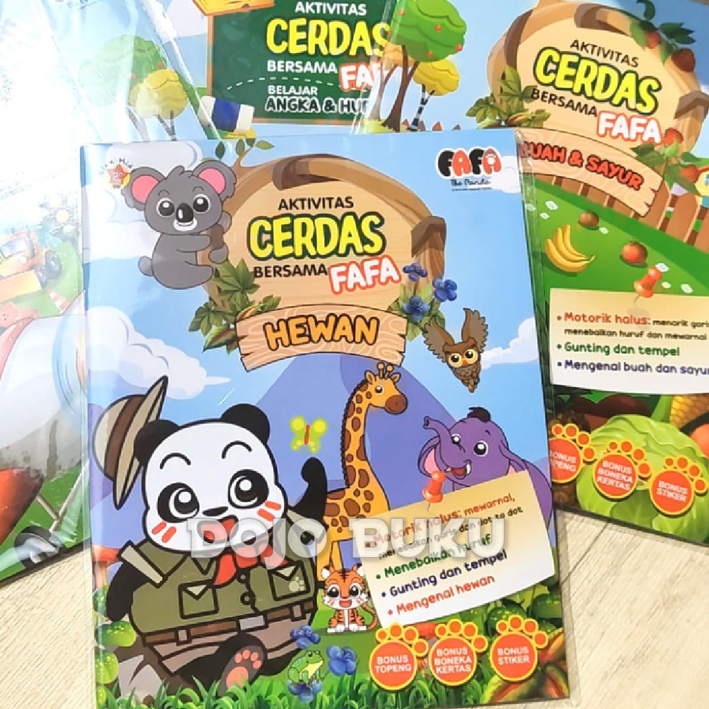 Seri Aktivitas Cerdas Bersama Fafa by Helena Irma/Kanimals