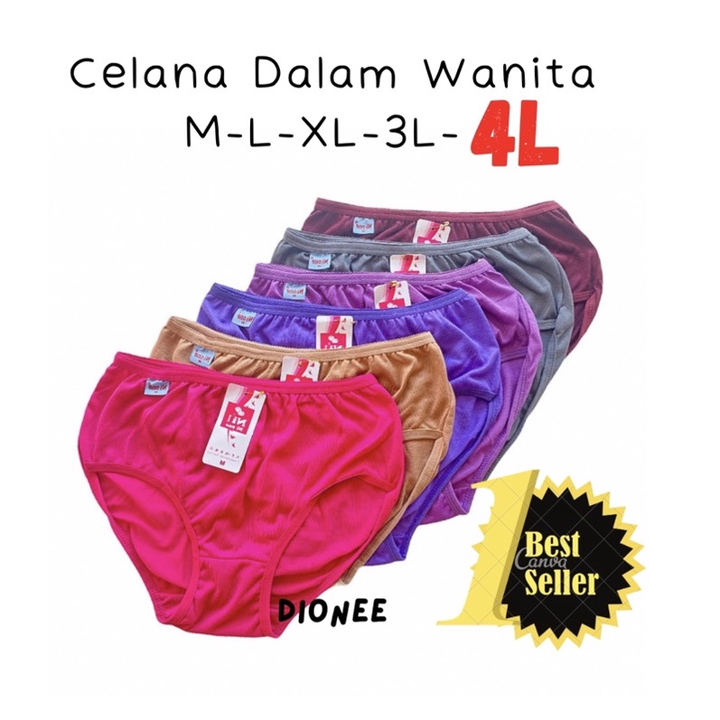 CD Celana Dalam Wanita Dewasa Remaja Katun Jumbo Kancut Wanita Sempak Wanita Celana Dalam Ibu Ni ONE M L XL XXl 4L